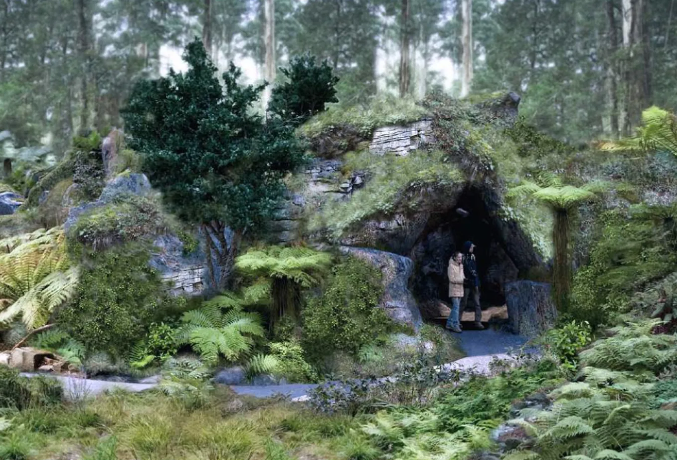 Eco-Cave interior mock-up